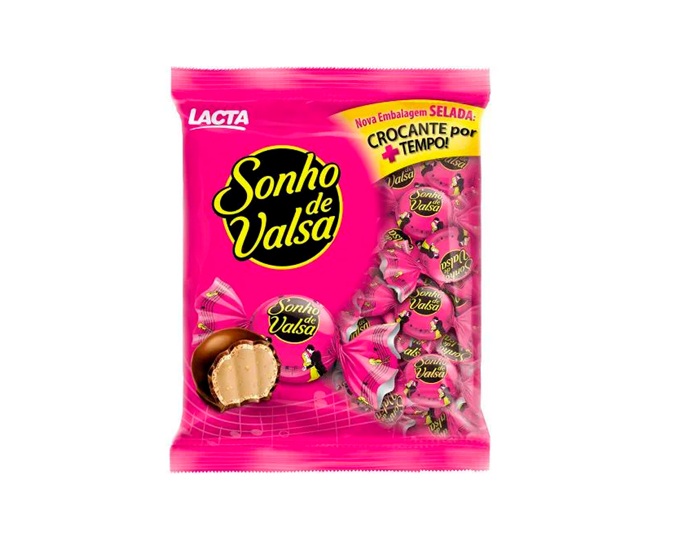 BOMBOM SONHO DE VALSA LACTA 1 KG (CX 10 PCT)